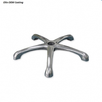 Customized  aluminium casting Chair base